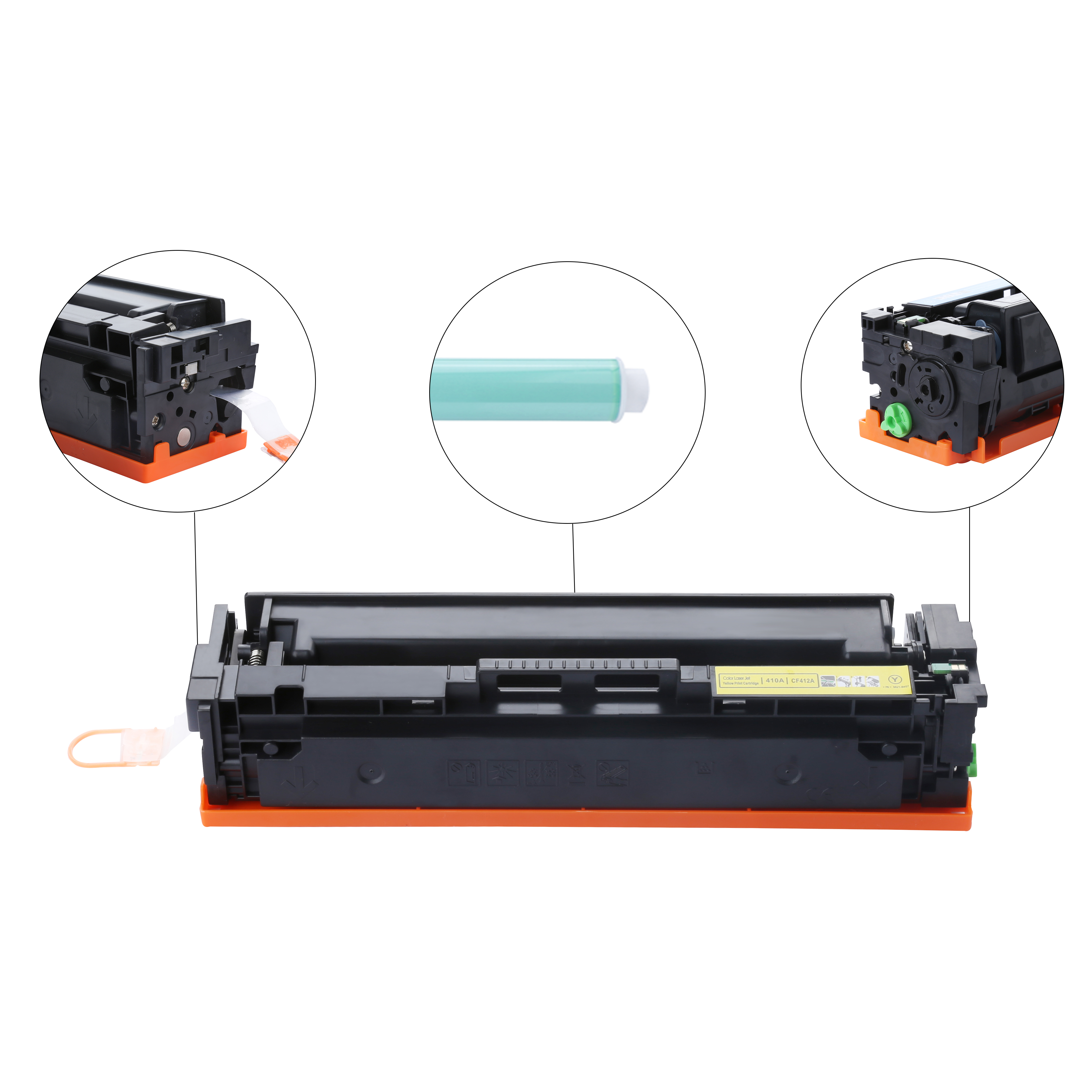 BABSON Compatible HP 201X CF400X HP 201A CF400A High Yield Toner Cartridge use for HP Color LaserJet Pro MFP M277dw M277n M252dw M252n, 1 Pack(Black)